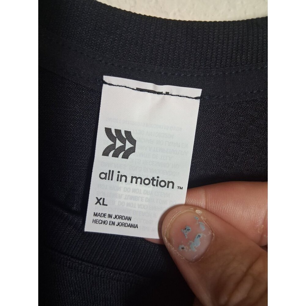 NWT All in Motion Workout T-Shirt Long Sleeve Activewear Gym Men's XL MSRP $25 - Picture 3 of 6